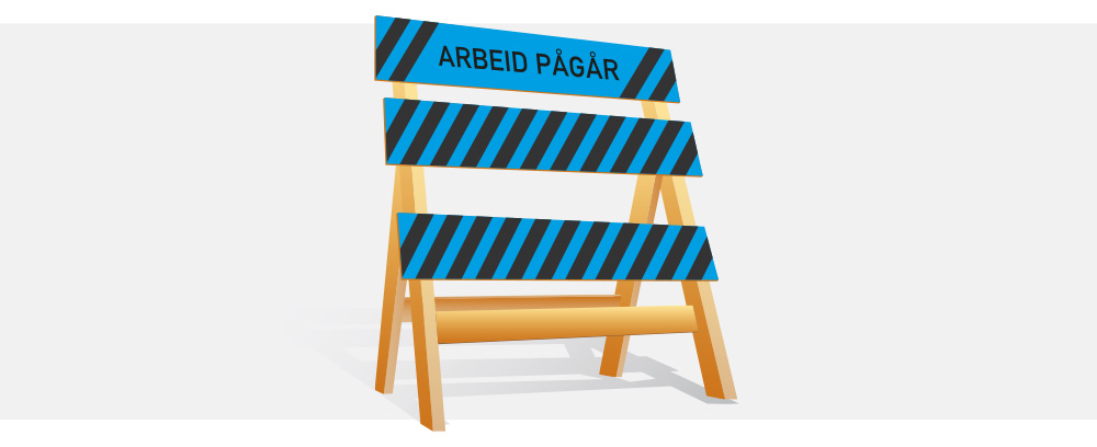 Arbeid pågår